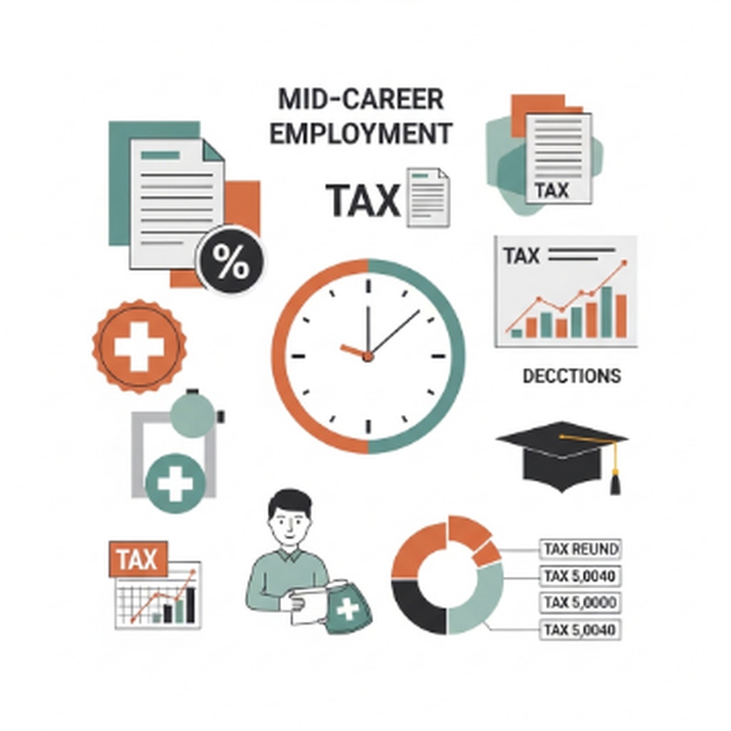 중도퇴사자 연말정산 방법 및 5월 종합소득세 확정신고 핵심 요약